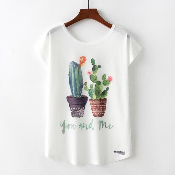 Cactus Woman T Shirt