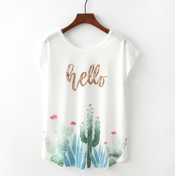 Cactus Woman T Shirt
