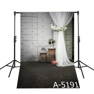 Elegant Wedding Curtains Photography Background