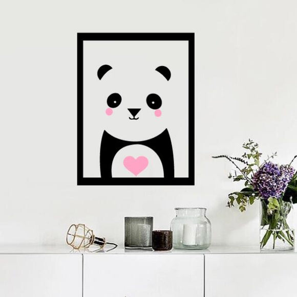 Panda Wall Stickers - Crateen